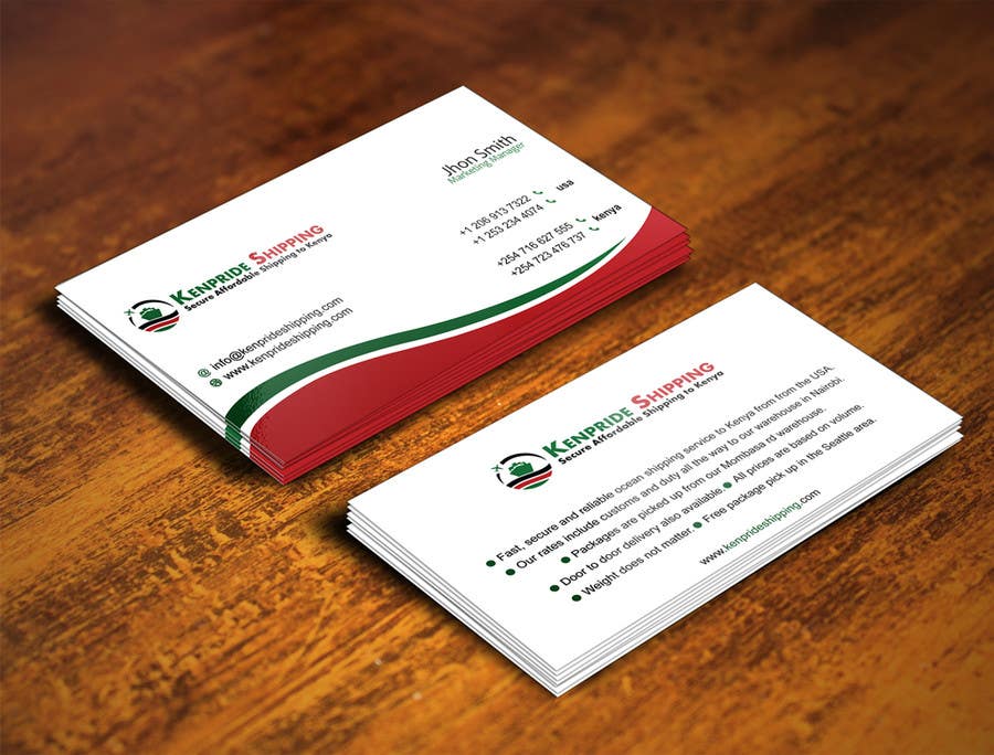Entri Kontes #180 untuk                                                Design some Business Card for shipping company
                                            
