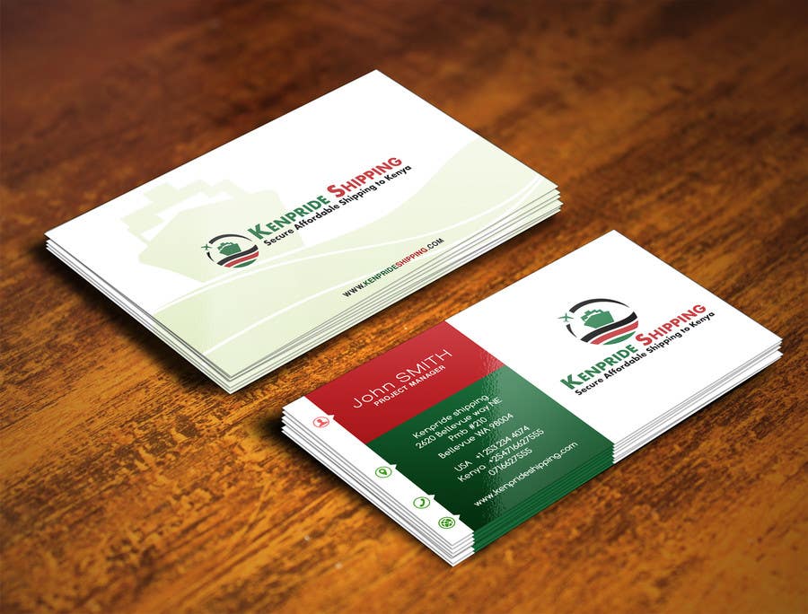 Contest Entry #65 for                                                 Design some Business Card for shipping company
                                            