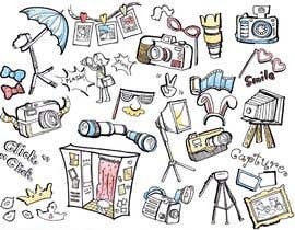 #8 untuk Seamless Doodle Style Pattern (Photography Related) oleh nonie26