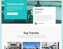 #15 untuk Homepage design for a informational travel website oleh hosnearasharif