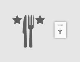 #18 para Design some Icons for 2-3 star knife and fork de Manjuna