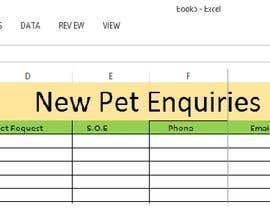Nro 22 kilpailuun Excel spread sheet needed käyttäjältä faysallead