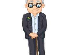 #7 para custom cartoon character for 40 years old guy who is an entrepreneur and include the attached logo por faysalurana