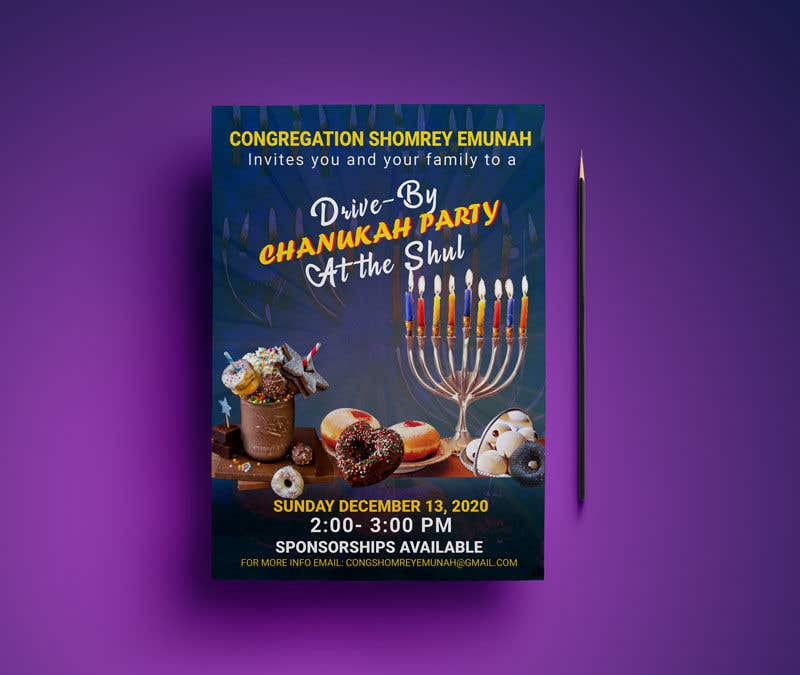 Kilpailutyö #90 kilpailussa                                                 Design a Flyer for a Chanukah Party
                                            