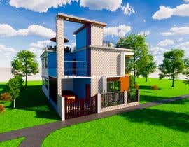 #14 pentru 3D Modern Elevation of house and suggest any improvement in map de către mehedi4641