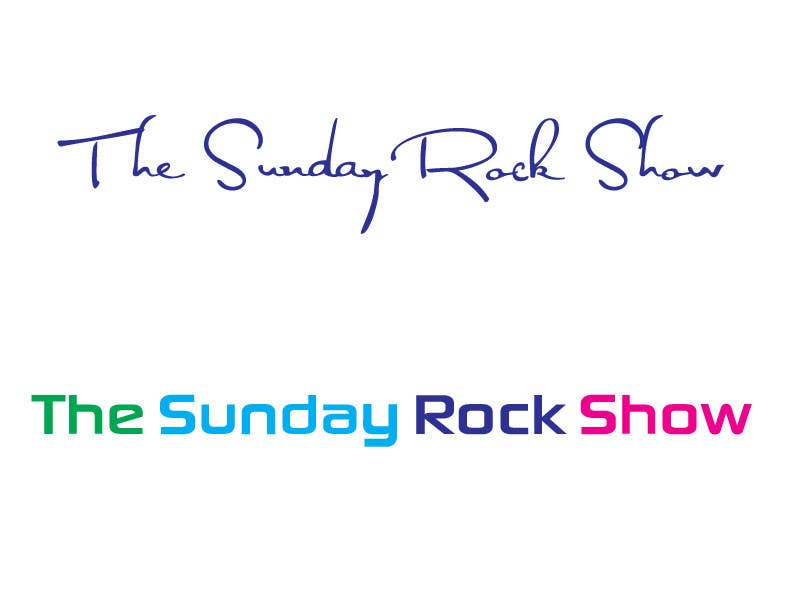 #40. pályamű a(z)                                                  Design a Logo for The Sunday Rock Show
                                             versenyre