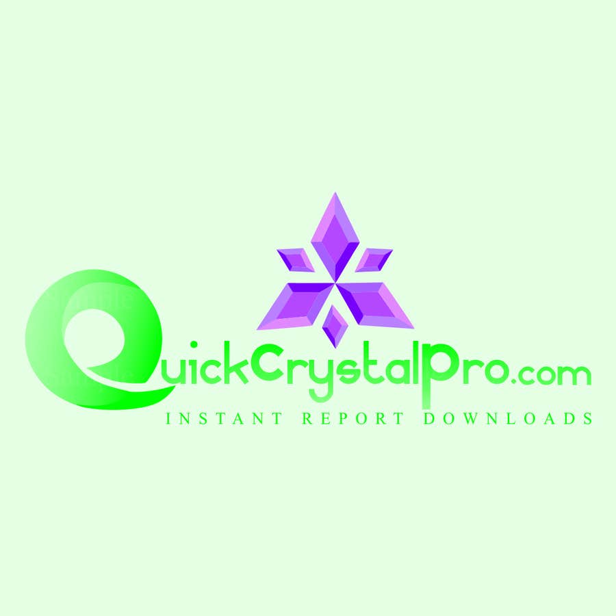 Penyertaan Peraduan #1 untuk                                                 Design a Logo for QuickCrystalPro
                                            