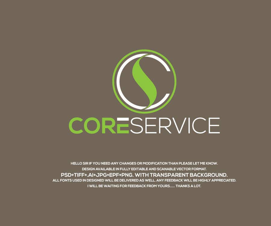 Contest Entry #7542 for                                                 new logo and visual identity for CoreService
                                            