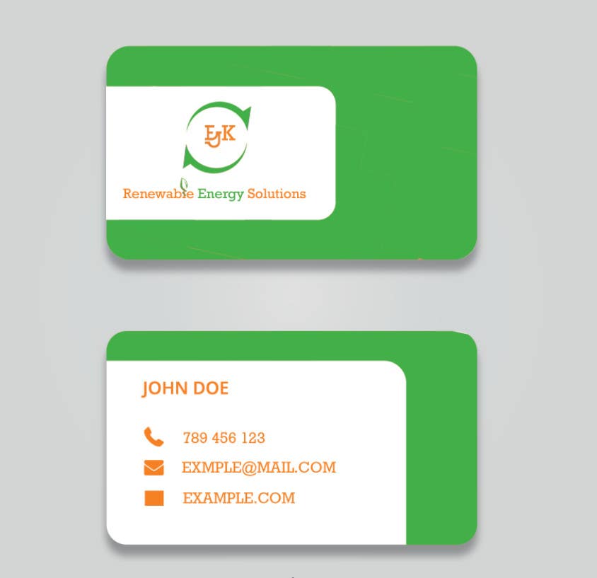 Contest Entry #38 for                                                 Deign a Logo and Business Card for EJK Renewable Energy Solutions
                                            