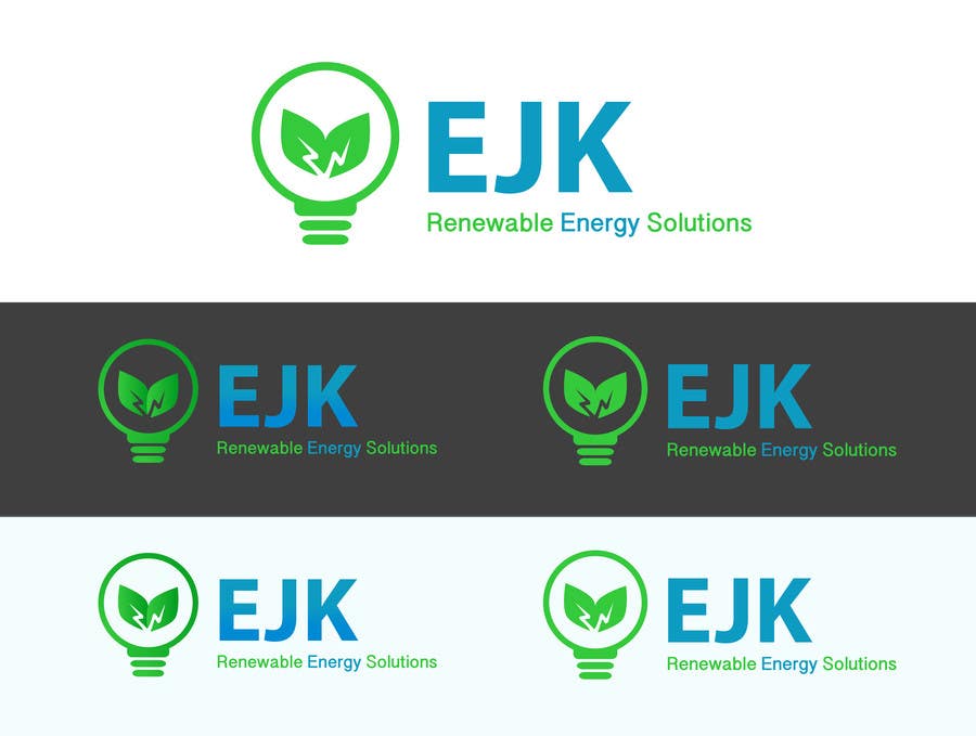 Tävlingsbidrag #25 för                                                 Deign a Logo and Business Card for EJK Renewable Energy Solutions
                                            