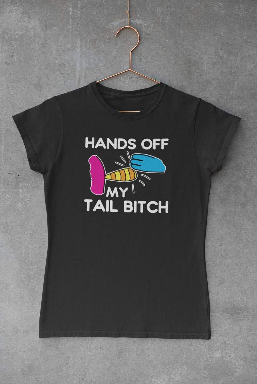 Entri Kontes #33 untuk                                                Fallguys T Shirt Design   " Hand Off My Tail Bitch "
                                            