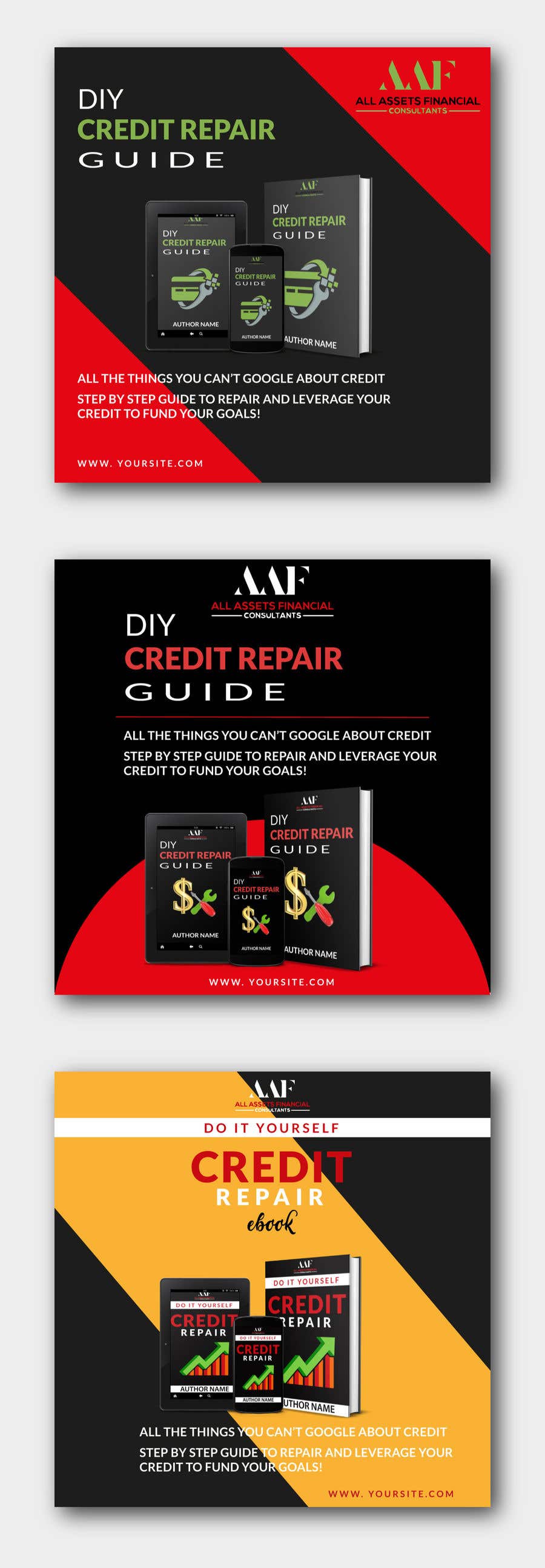 Entri Kontes #110 untuk                                                credit repair e book mockup
                                            