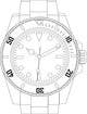 Wasilisho la Shindano #12 picha ya                                                     Need to raw illustration of a Rolex watch
                                                