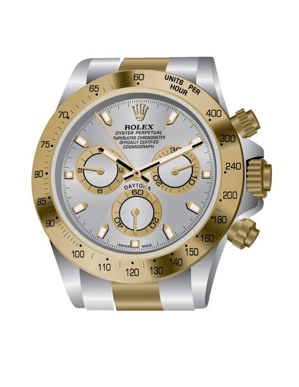 Participación en el concurso Nro.5 para                                                 Need to raw illustration of a Rolex watch
                                            