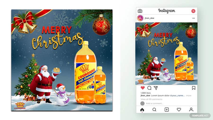 Contest Entry #83 for                                                 Christmas Ad for Instagram - Cola Company
                                            