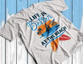 #561 untuk Beach Themed T-Shirt Design oleh Rakibul0696