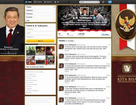 #163 untuk Twitter @SBYudhoyono Indonesian President Design Contest #Presidentwit oleh bensign