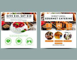 #316 untuk Complete refferal card design for a caterer oleh designerprosanta