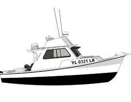 #16 per Line Drawing Of Boat da Elsido13
