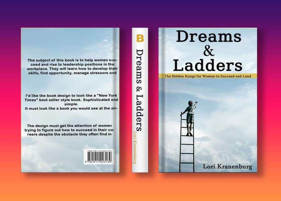 Penyertaan Peraduan #118 untuk                                                 Dreams & Ladders - Book Cover Design
                                            