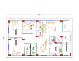 #23 สำหรับ Floor plan for 3bhk home โดย EKRAMUL825