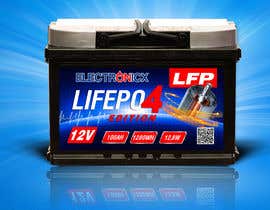 #173 pentru Label design Lifepo4 LFP 100AH und 200AH Battery with Electronicx brand de către gkhaus