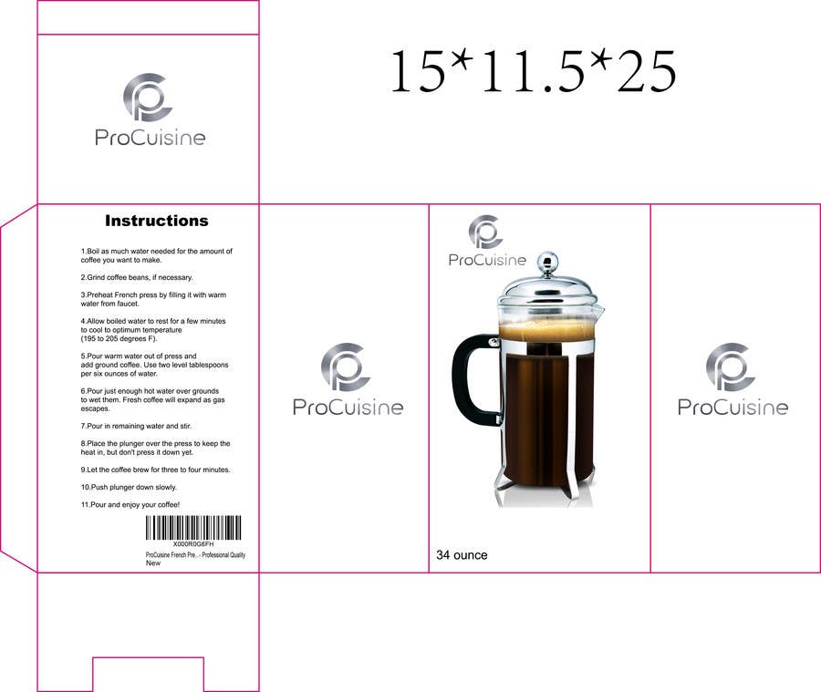 
                                                                                                                        Contest Entry #                                            4
                                         for                                             Create simple packaging for coffee maker
                                        