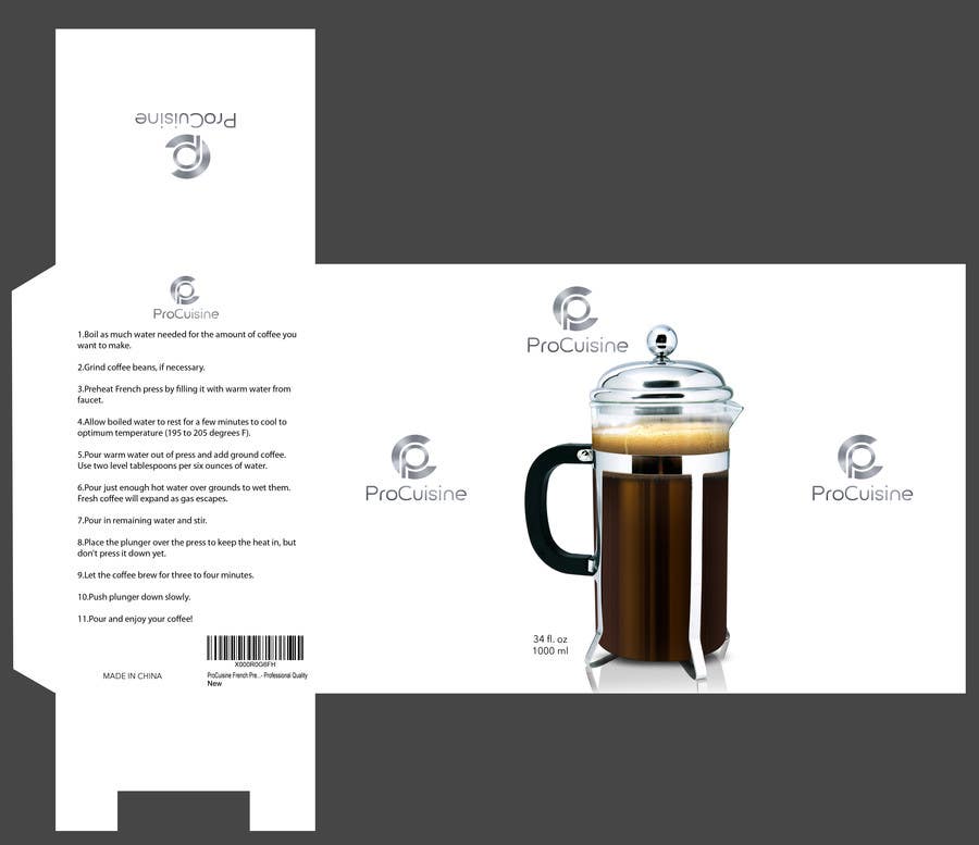 Entri Kontes #6 untuk                                                Create simple packaging for coffee maker
                                            