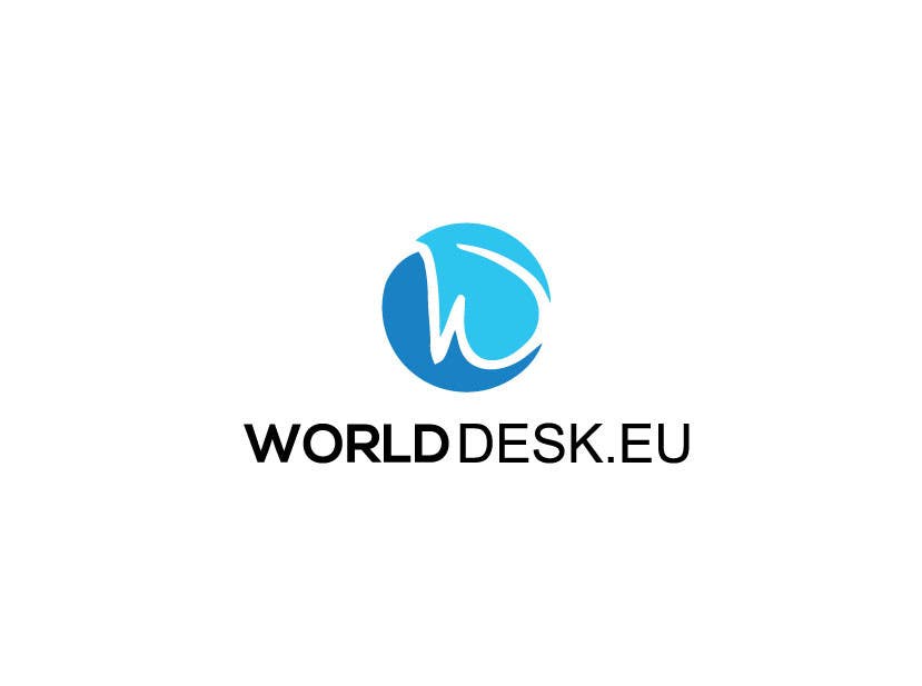 Contest Entry #25 for                                                 Design a Logo for the future system Worlddesk.eu in 3d look
                                            