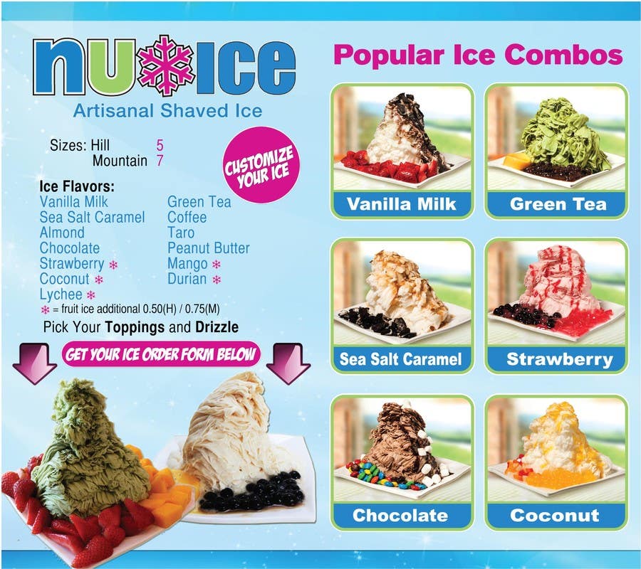 Konkurrenceindlæg #20 for                                                 1 Simple Menu Board Design For Ice Cream Shop
                                            