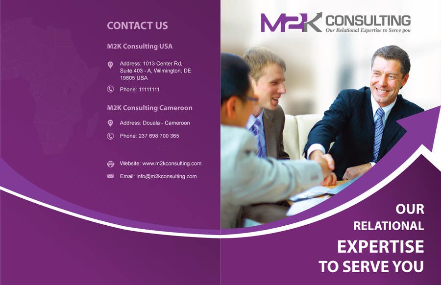 Contest Entry #8 for                                                 Design a Single Fold Brochure for M2K Consulting
                                            