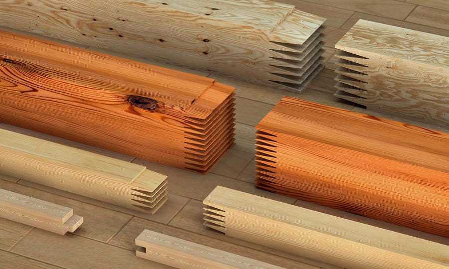Participación en el concurso Nro.80 para                                                 Realistic 3D modelling - Sawed Wood profiles
                                            