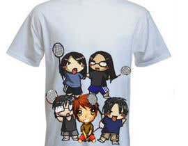 nº 19 pour Design a T-Shirt for Parody Avengers, Badminton, Chibi style par mukundrathi2905 