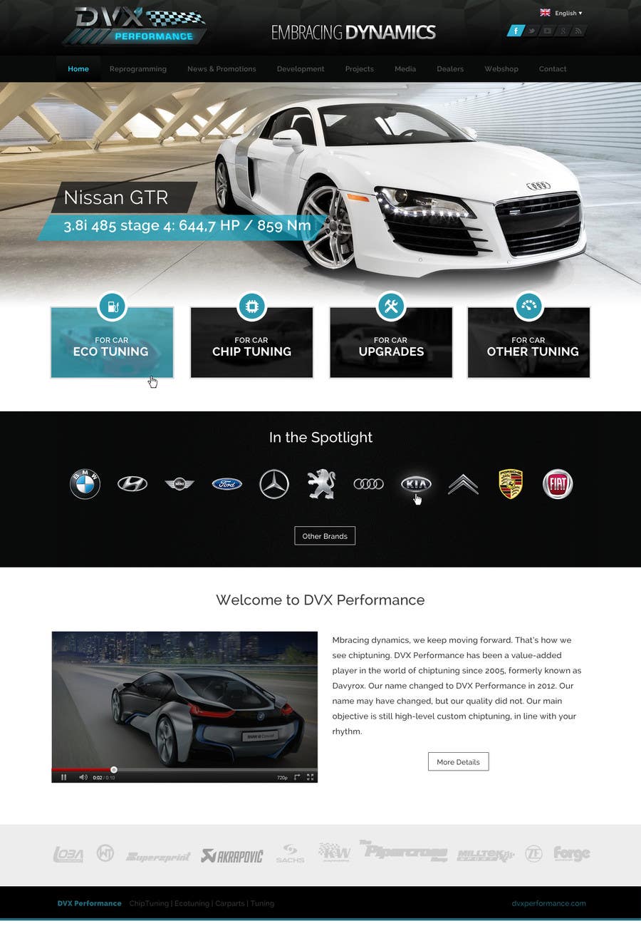Contest Entry #76 for                                                 Design a Website Mockup for a (chip)Tuning company
                                            