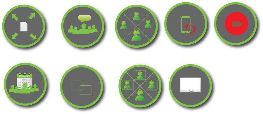 Proposition n°1 du concours                                                 Design some Icons for website
                                            