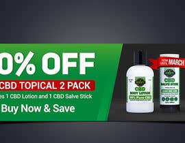 #42 for CBD Topical 2 Pack Sale Banner for Eden&#039;s Herbals by asimmystics2