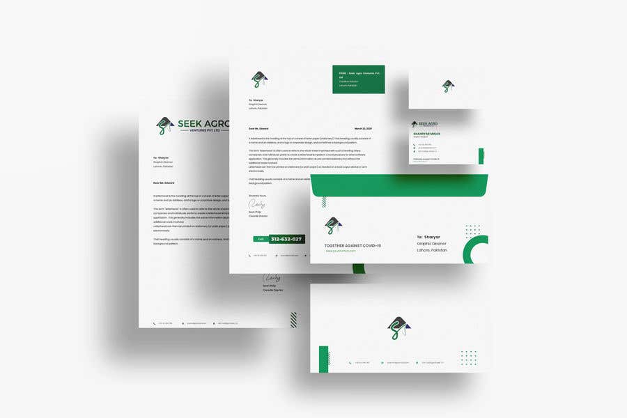 Contest Entry #7 for                                                 want business card , letter head & envelop design for my company
                                            