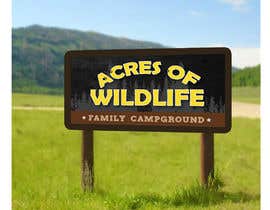 #22 za Acres of wildlife campground sign od hshanjala03