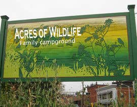 #50 za Acres of wildlife campground sign od bilkisashraf