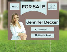 #30 for Jennifer Decker - FOR SALE Sign by shohelhasan01