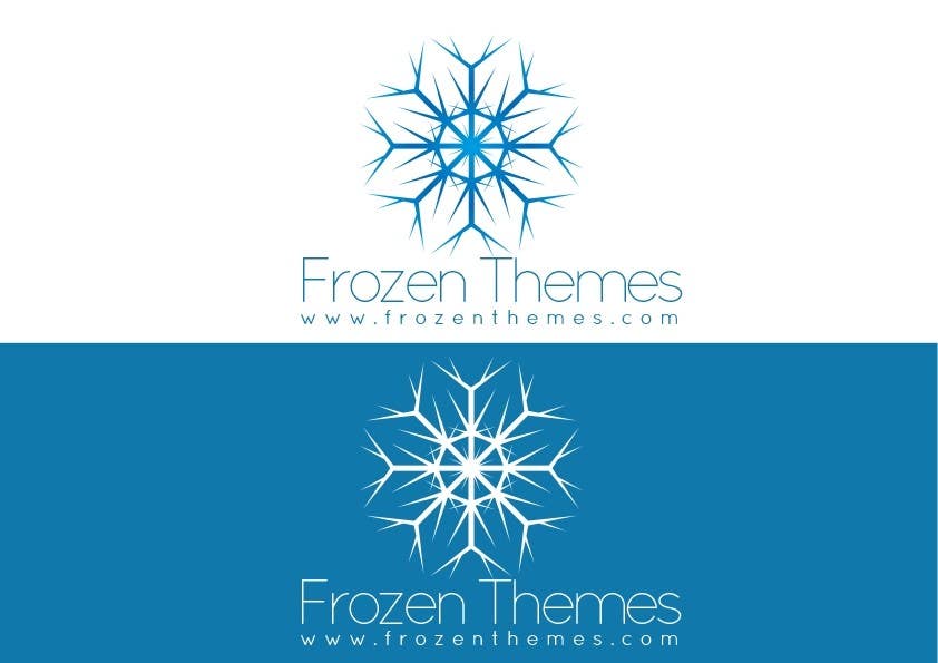 Penyertaan Peraduan #4 untuk                                                 Logo Design for Frozen Themes
                                            