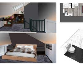 Nro 17 kilpailuun Interior design of my attic space käyttäjältä nhitran3dartist