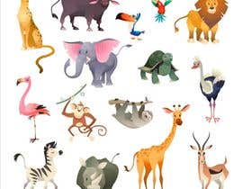 Nro 26 kilpailuun Design jungle/zoo icons &amp; illustrations for our new kindergarten website käyttäjältä Adnan6465