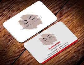 #350 untuk Kllure Lashes - Business Card Design oleh fazlulkarimfrds9