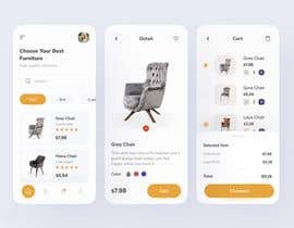 #30 para design futuristic app for furniture shop de denXXIII