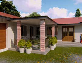 #24 para Architecturally designed covered porch/ veranda / entrance way to our House de Drawplan