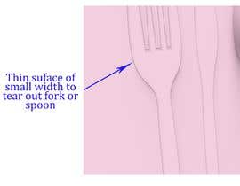 nitinchaudhari28 tarafından Product Design Concept for incorporating Fork, Spoon, and Knife into disposable food packaging için no 13