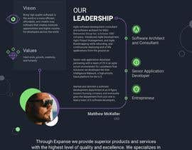 nº 77 pour About Us / Our Leadership Page &amp; Graphic Design - Expanse Services Software Development par designera21 