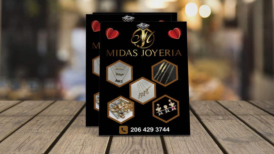 Bài tham dự cuộc thi #15 cho                                                 Midas Jewelry Marketing flyers and banner
                                            