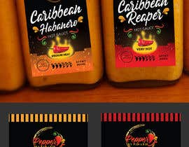 #85 for 2 x Hot Sauce bottle full back and front labels (Very similar labels) by shiblee10